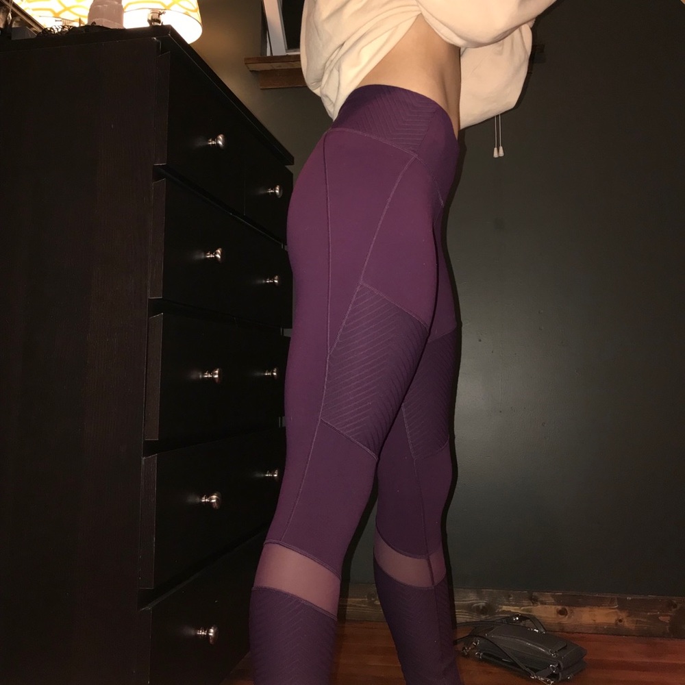 Calia full length mesh ribbed legging